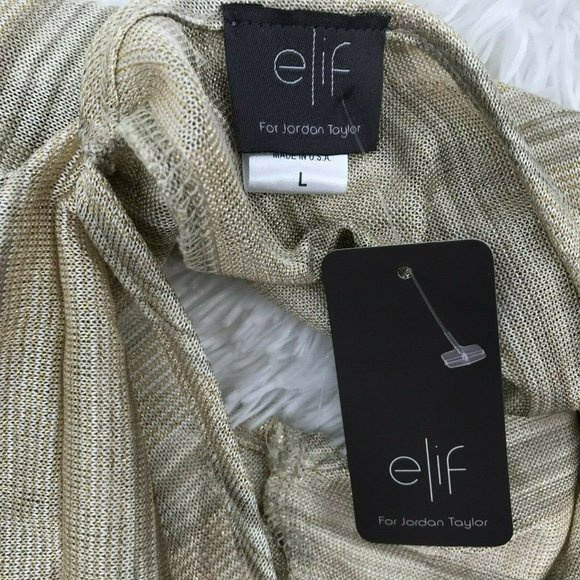 ELIF FOR JORDAN TAYLOR SCOOP NECK T-SHIRT DRESS -L - Picture 8 of 8